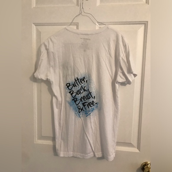 Speedo v neck graphic T-shirt shirt sleeve - Picture 1 of 3